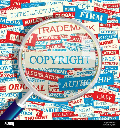 Copyright Word Cloud High Resolution Stock Photography And Images Alamy
