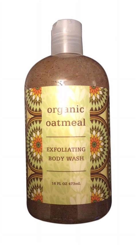 Greenwich Bay Organic Oatmeal Exfoliating Body Wash Shea Butter 16 Fl