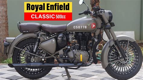 The combination of matte grey and. Royal Enfield Classic 500cc Modified to Pegasus Edition ...