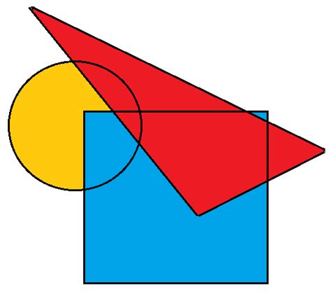 Задача про синий квадрат красный треугольник и жёлтый круг как решить