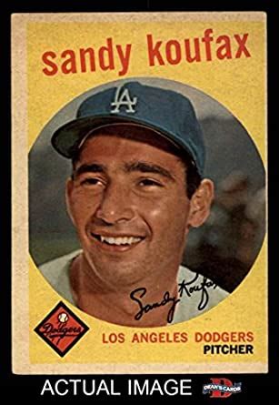 Oct 29, 2018 · the bell tolled for the 2018 dodgers at 8:17 p.m. 1959 Topps # 163 Sandy Koufax Los Angeles Dodgers (Baseball Card) Dean's Cards 4 - VG/EX at ...
