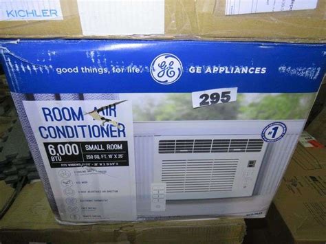 Ge 6000 Btu 115 Volt Window Air Conditioner For Bedroom Or 250 Sq Ft