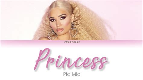 Princess Pia Mia Color Coded Lyrics Youtube