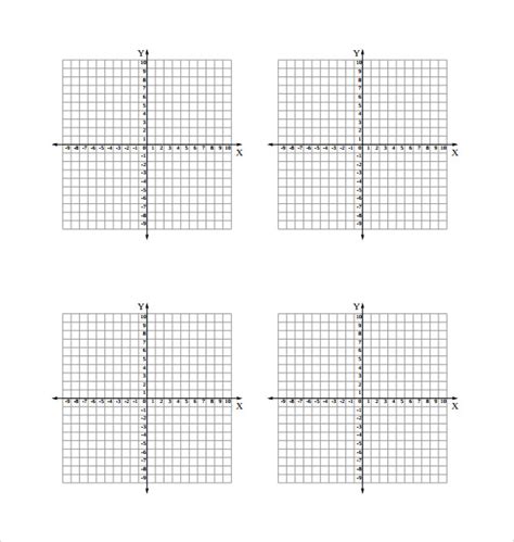 Graph Paper With Numbers Printable Pdf