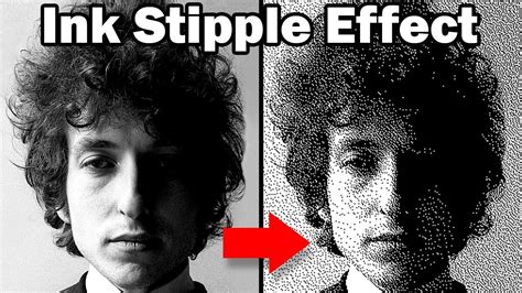 Photoshop Tutorial Super Quick Way To Create A Stipple Portrait Youtube