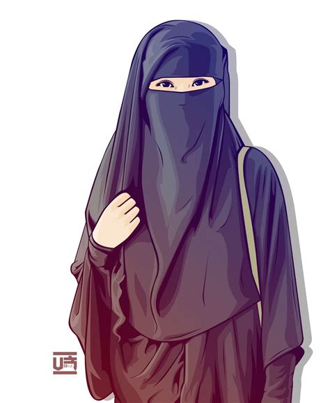 Ide Muslimah Bercadar Thdr Hijab Vector Niqab Ahmadfu22 Ragam Muslim