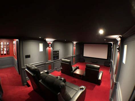 Diy Home Theater With Stadium Seating Projector And Killer Sound System