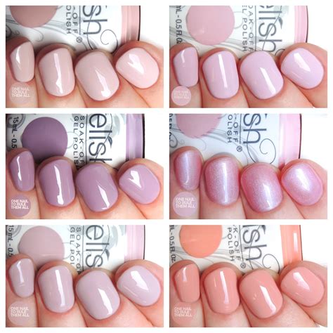Gelish The Colour Of Petals Collection Review Swatches One Nail