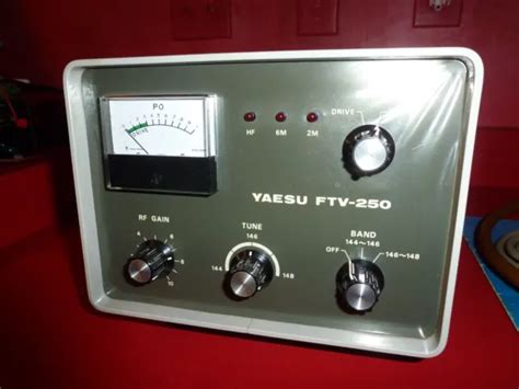 Yaesu Ftv 250 Vintage Two Meter Converter With Operating Manual And All