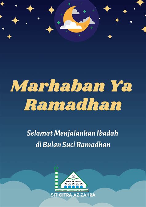 Marhaban Ya Ramadhan Poster Gambaran