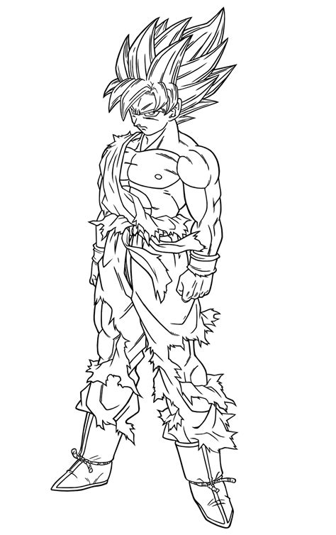 Check spelling or type a new query. Facile dragon ball goku super sayian contre freezer - Coloriage Dragon Ball Z - Coloriages pour ...