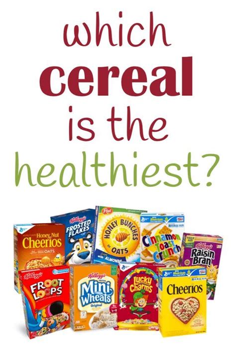 Choosing Healthier Breakfast Cereals In 2020 Healthy Cereal Breakfast