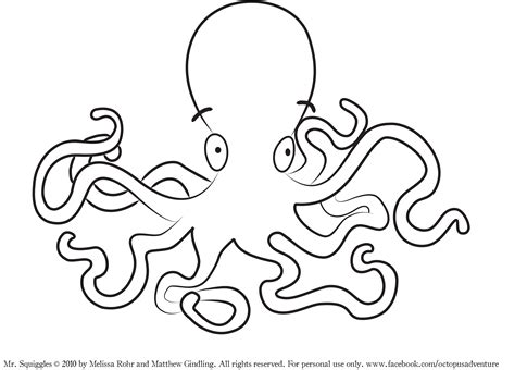 Free printable octopus coloring page. Octopus coloring pages to download and print for free