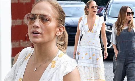 jennifer lopez wears a plunging summer maxi dress in the 60 off