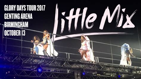 Little Mix Glory Days Tour 2017 Genting Arena Birmingham 131017