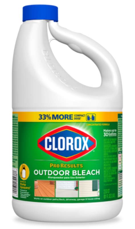 Clorox ProResults Outdoor Bleach | Clorox® in 2020 | Clorox, Bleach png image