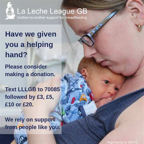 Make A Donation La Leche League Gb