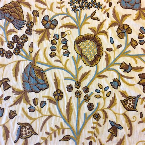 When choosing, we must consider three things: Crewel Exquisite Chainstitch HAND Embroidered Cotton ...