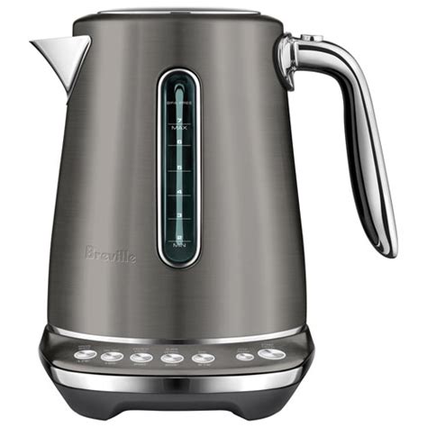 breville smart kettle luxe programmable electric kettle 1 7l black stainless steel best