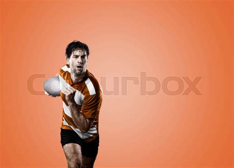 Rugby Player Stock Image Colourbox