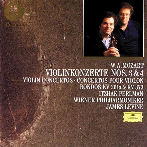 Mozart Violin Concerto No 3 In G Major K 216 2 Adagio Cadenza Itzhak Perlman Von