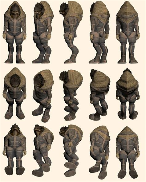 Mass Effect 2 Krogan Model Reference By Troodon80 On Deviantart