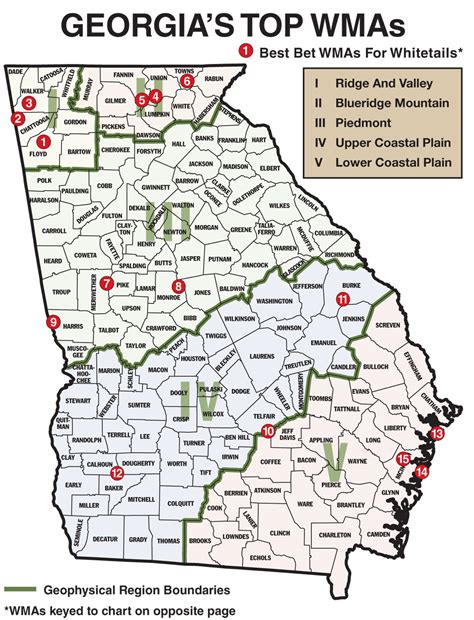 Georgia Hunting Zone Map