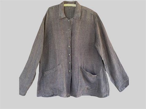 flax by jeanne engelhart temperate 1999 gentle jacket l vineyard bark cloth linen