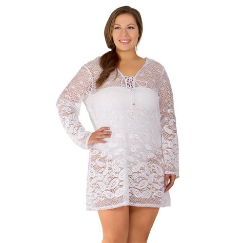 Riviera Paisley Womens Plus Size Cover Up By Dotti Curvy Swimsuits