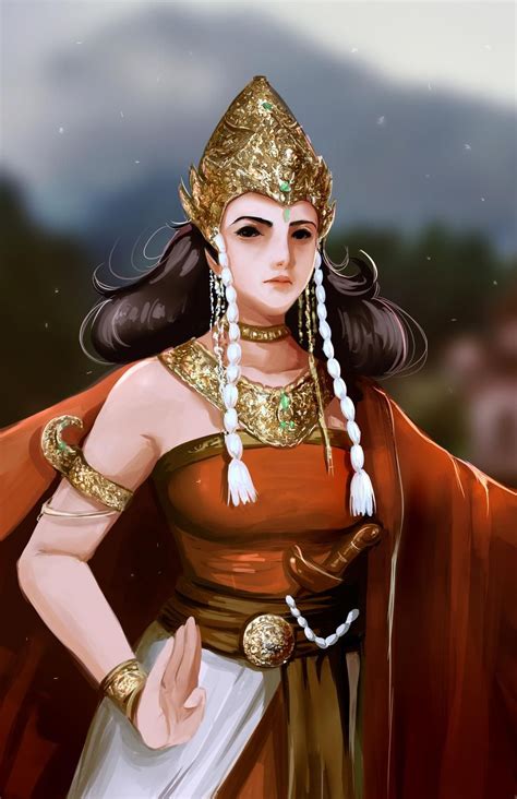 Ratu Shima By Kenichir0 On DeviantArt Indonesian Art Traditional