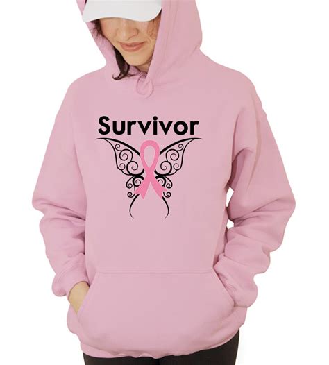 breast cancer awareness survivor hoodie hooded sweatshirt free shipping ebay