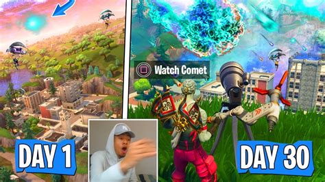 New Season 4 Starts After Meteor Hits Tilted Towers In Fortnite