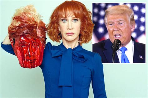 Kathy Griffin Retweets Pic Of Bloody Decapitated Trump Head After