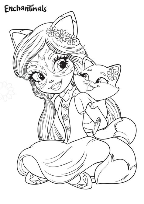 Enchantimals Coloring Pages Coloring Home