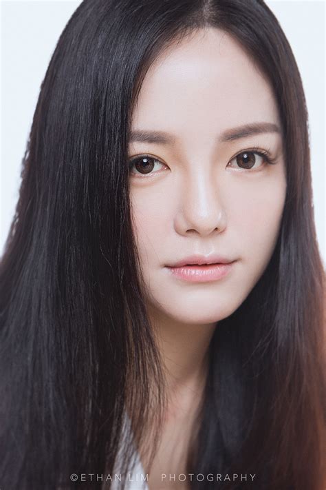 face model portrait long hair asian photography singer black hair hair nose skin head