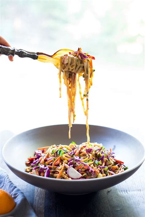 Thai Noodle Salad With The Best Ever Peanut Sauce Recipe Thai Noodle Salad Peanut Sauce