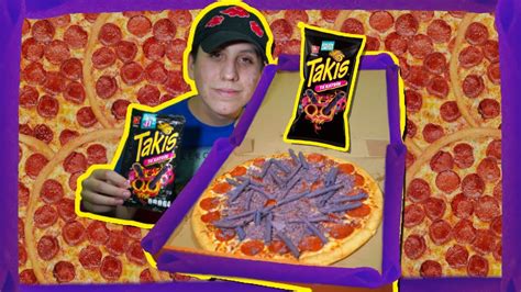 Probando Pizza Con Takis Ta´katrin Youtube