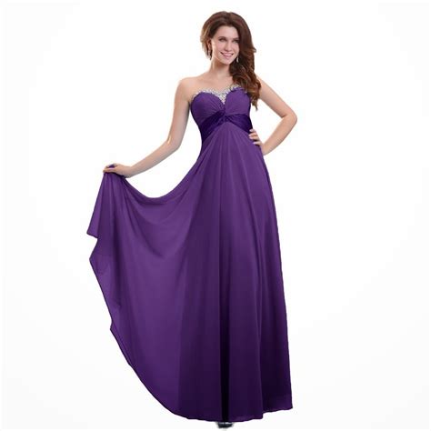 Dark Purple Bridesmaid Dresses Strapless Budget Bridesmaid Uk Shopping