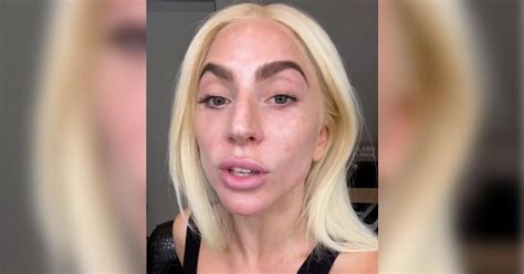 barefaced lady gaga praised for showing off natural features