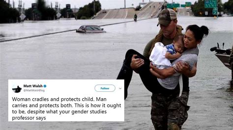 Men Women Teach Columnist A Lesson For Sexist Hurricane Harvey Tweet