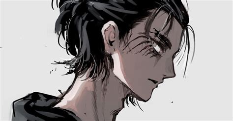 Man holding sword wallpaper, shingeki no kyojin, eren jaeger, man, swords, guns, hd wallpaper. Eren Yeager Long Hair Wallpaper - doraemon