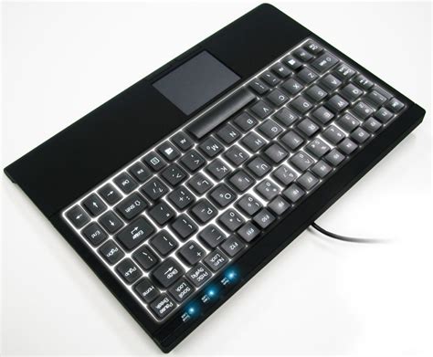 Solidtek Compact Usb Keyboard With Touchpad Kb Ask3910ubl With