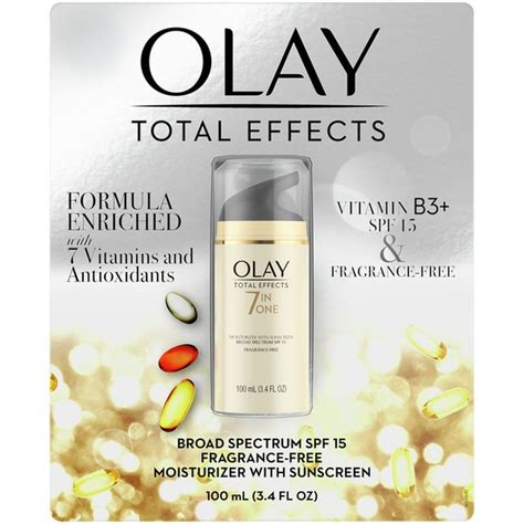 Olay Total Effects 7 In 1 Anti Aging Moisturizer Fragrance Free 34