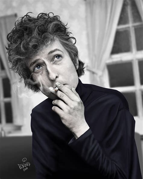 Bob Dylan 1965 Caricature Paul King Artwerks