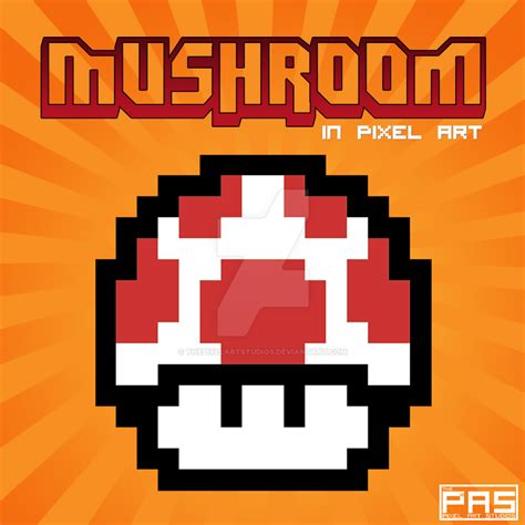 Mushroom In Pixel Art By Thepixelartstudios On Deviantart