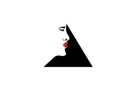 fashion logo female face illustration ve graphic by cavuart · creative fabrica