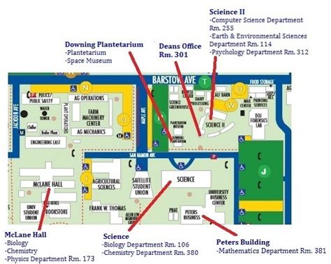 Fresno State Campus Map United States Map
