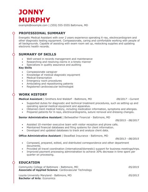 Healthcare Support Resume Examples And Writing Guide Mpr