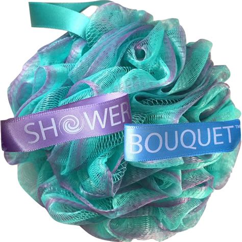 Loofah Bath Sponge Swirl Set Xl 75g By Shower Bouquet Extra Large Mesh Pouf 4 Pack Color