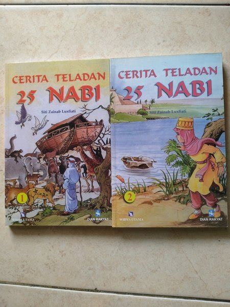 Jual Original Buku Anak Anak Cerita Teladan 25 Nabi Jilid 1 Dan 2 Di